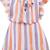Orange Georgette stitched    dress