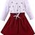 Maroon Georgette stitched    dress