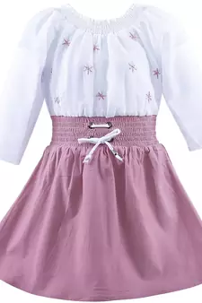 Purple Georgette stitched    dress