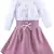 Purple Georgette stitched    dress