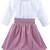 Purple Georgette stitched    dress