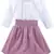 Purple Georgette stitched    dress