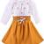 Yellow Georgette stitched    dress