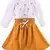 Yellow Georgette stitched    dress