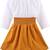 Yellow Georgette stitched    dress