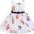 White Georgette stitched    dress