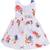 White Georgette stitched    dress