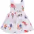 White Georgette stitched    dress
