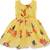 Yellow Georgette stitched    dress