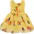 Yellow Georgette stitched    dress