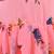 Pink Georgette stitched    dress