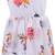 White Georgette stitched    dress