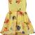 Yellow Georgette stitched    dress