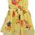 Yellow Georgette stitched    dress