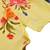 Yellow Georgette stitched    dress