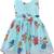 blue Georgette stitched    dress