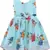 blue Georgette stitched    dress