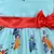 blue Georgette stitched    dress