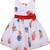 White Georgette stitched    dress