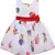 White Georgette stitched    dress