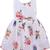 White Georgette stitched    dress
