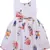 White Georgette stitched    dress