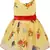 Yellow Georgette stitched    dress