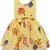 Yellow Georgette stitched    dress