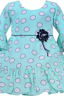 blue Georgette stitched    dress