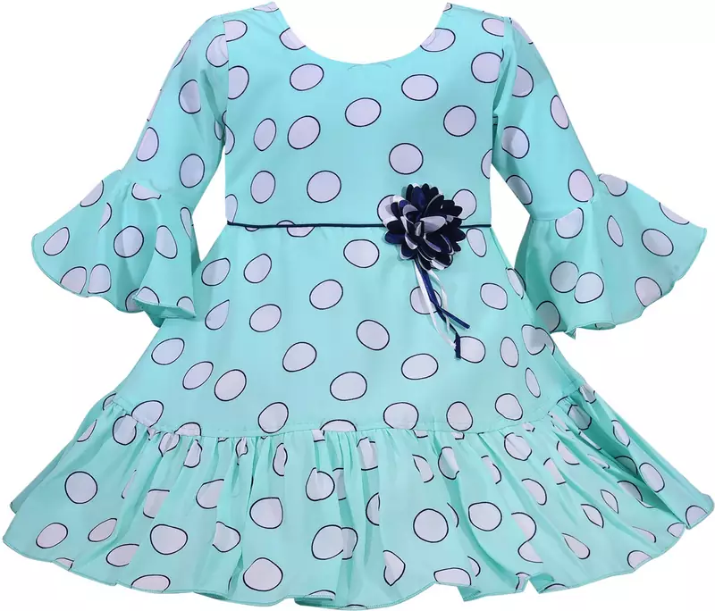 blue Georgette stitched    dress