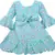 blue Georgette stitched    dress