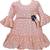 Orange Georgette stitched    dress