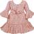 Orange Georgette stitched    dress