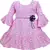 Pink Georgette stitched    dress