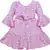 Pink Georgette stitched    dress