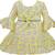 Yellow Georgette stitched    dress