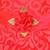 Red Net stitched    dress