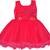Pink Net stitched    dress