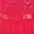 Red Net stitched    dress