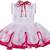 Pink Net stitched    dress
