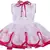 Pink Net stitched    dress