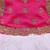 Pink Net stitched    dress