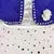 blue Net stitched    dress