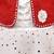 Red Net stitched    dress