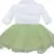 Green Net stitched    dress