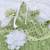 Green Net stitched    dress