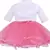 Pink Net stitched    dress