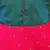 Green satin stitched    dress