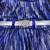 blue satin stitched    dress