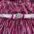 Purple satin stitched    dress